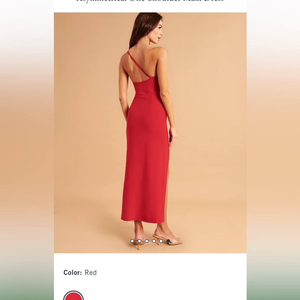 Asymmetrical one shoulder Abercrombie maxi dress - Picture 3 of 5